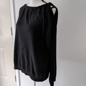 Vince Cold Shoulder Cashimere Sweater